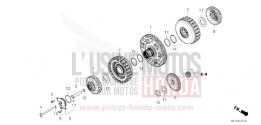 EMBRAYAGE (2) CRF1100D3R de 2024